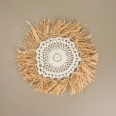 Deco Boho Dekoratif Süs - Bej - 40 cm thumbnail 2