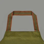 Gabardin Mutfak Önlüğü - Yeşil - 65x80 cm thumbnail 2