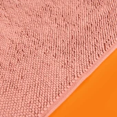 Soft Carrie Ayak Havlusu - Kahverengi - 60x60 cm thumbnail 3