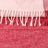 Soft Vintera Pamuklu Çift Kişilik Battaniye - Kırmızı / Yeşil - 180x220 cm thumbnail 2