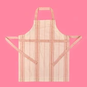 Tarçın Mutfak Önlüğü - Ekru / Kiremit - 65x80 cm thumbnail 1