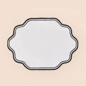 Soft Elegant Amerikan Servis - Beyaz - 30x50 cm thumbnail 3