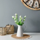 Manolya Yapay Çiçek - Beyaz thumbnail 1