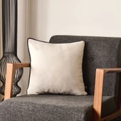 Soft Asas Kırlent - Beyaz - 45x45 cm thumbnail 1