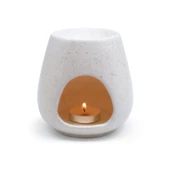 Deco Enyo Seramik Buhurdanlık - Krem - 11 cm - 2