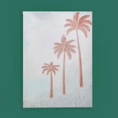 Deco Palm Breeze Kanvas Tablo - Bej - 50x70 cm thumbnail 2