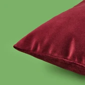 Soft Shiney Kırlent - Bordo - 40x40 cm thumbnail 3