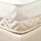 Soft Penye Tek Kişilik Lastikli Çarşaf - Beyaz - 100x200 cm thumbnail 2