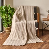 Soft Hill Koltuk Örtüsü - Bej - 115x200 cm thumbnail 1