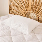 Soft Microfiber Yastık - Beyaz - 50x70 cm - 2