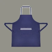 Gabardin Mutfak Önlüğü - Lacivert - 65x80 cm thumbnail 1