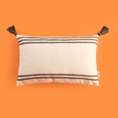 Soft Sanvi Kırlent - Ekru - 30x50 cm thumbnail 2