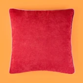 Soft Asas Kırlent - Kırmızı / Pembe - 45X45 cm thumbnail 2