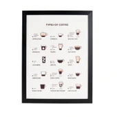 Deco Time Of Coffee Pano - Beyaz - 30x40 cm thumbnail 1