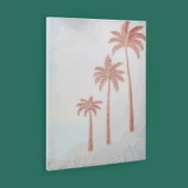 Deco Palm Breeze Kanvas Tablo - Bej - 50x70 cm thumbnail 3