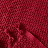 Soft Alora Çift Kişilik Yatak Örtüsü - Kırmızı - 200x230 cm thumbnail 3