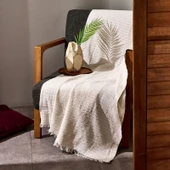 Soft Bety Koltuk Örtüsü - Ekru - 130x170 cm thumbnail 1