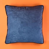 Soft Asas Kırlent - Mavi - 45x45 cm thumbnail 2