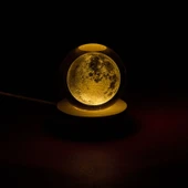 Deco Dünya Ledli Küre - 6 cm - 3