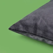 Soft Shiney Kırlent - Antrasit - 40x40 cm thumbnail 3