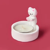 Deco Cat Mumluk - Beyaz - 5 cm thumbnail 1