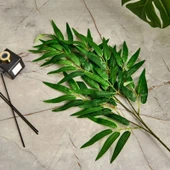 Deco Yapay Bamboo Yaprağı - Yeşil - 64 cm thumbnail 1