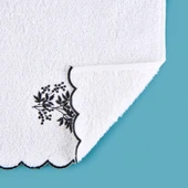 Soft French Cottage Onda El Havlusu - Ekru / Siyah - 30x50 cm thumbnail 3