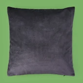 Soft Shiney Kırlent - Antrasit - 40x40 cm thumbnail 1