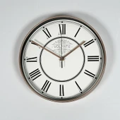 Elegant Duvar Saati - Bronz / Beyaz - 30 cm thumbnail 3