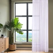 Soft Shaggy Tül Perde - Beyaz - 300x270 cm thumbnail 1