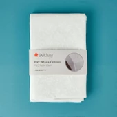 Soft Lunaria Pvc Masa Örtüsü - Beyaz - 140x200 cm thumbnail 1