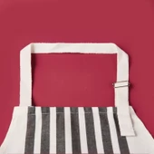 Soft Zoe Mutfak Önlüğü - Ekru / Siyah - 54x78 cm thumbnail 2