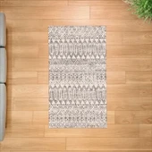 Soft Fiord Kilim - Ekru - 80x150 cm thumbnail 1