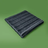 Soft Kadife Banyo Havlusu - Antrasit - 70x140 cm thumbnail 2