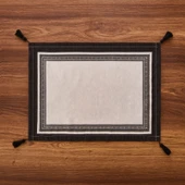 Soft Ethnic 2'li Amerikan Servis - Beyaz - 35x55 cm thumbnail 2