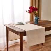 Soft Earthy Runner - Bej - 40x135 cm thumbnail 1