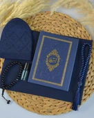 Hediyelik Termo Deri Yasin Seti – Örtü, Takke, Tesbih, Esans – Mevlit, Umre, Hac Hediyeliği thumbnail 9