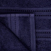 Soft Lapa 2'li Havlu Seti - Lacivert - 30x30 cm thumbnail 2