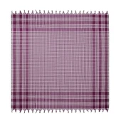 Soft Ekoseli Piknik Örtüsü - Bordo - 165x165 cm thumbnail 1