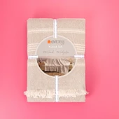 Soft Amour Koltuk Şalı - Bej - 170x210 cm thumbnail 1