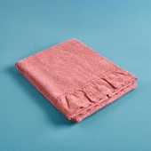 Soft Fırfırlı Yüz Havlusu - Gülkurusu - 50x90 cm thumbnail 2