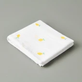 Soft Müslin Limon Desenli Kurulama Bezi - Beyaz - 40x60 cm thumbnail 2