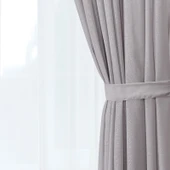 Soft Vista Fon Perde - Gri - 300x270 cm thumbnail 1