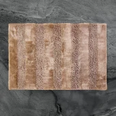 Soft Line 2'li Banyo Paspası - Vizon - 60x90 cm + 45x60 cm - 2