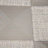 Kare Pvc Masa Örtüsü - Antrasit - 140x140 cm thumbnail 2