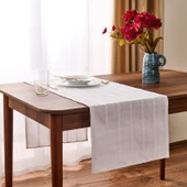 Soft Granny Runner - Beyaz - 40x135 cm thumbnail 1