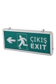 Cata 3W Exit Çıkış Armatürü LED 3 Saat Akülü CAT CT-9170 - 2