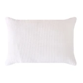 Soft Thunder Kapitoneli Yastık Alezi - Beyaz - 50x70 cm thumbnail 3