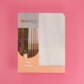 Soft Bej Yoğunluklu Fon Perde - Renkli / Bej - 140x270 cm thumbnail 3