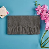 Soft Fırfırlı El Havlusu - Antrasit - 30x50 cm thumbnail 1